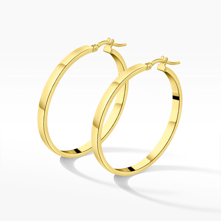 Kolczyki ze złota 3.3cm koła