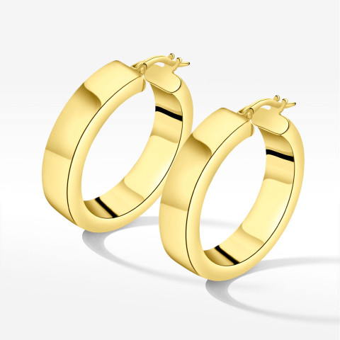 Kolczyki ze złota 2.7cm koła