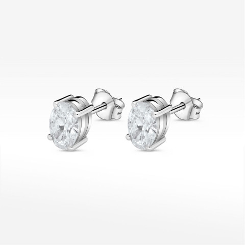 Kolczyki ze złota z diamentami laboratoryjnymi