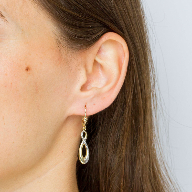 Kolczyki ze złota wiszące