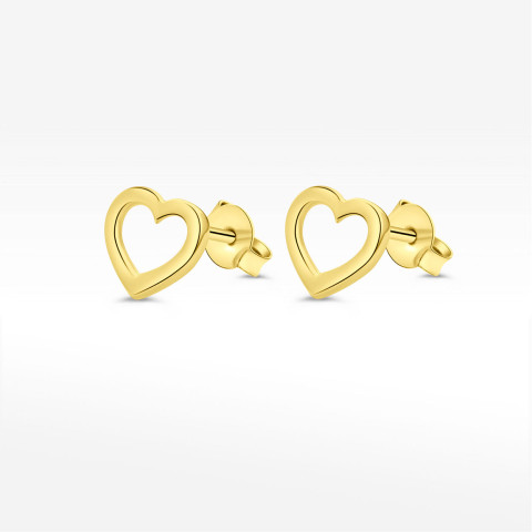 Kolczyki ze złota serca