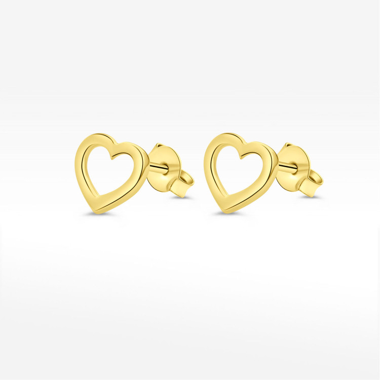 Kolczyki ze złota serca