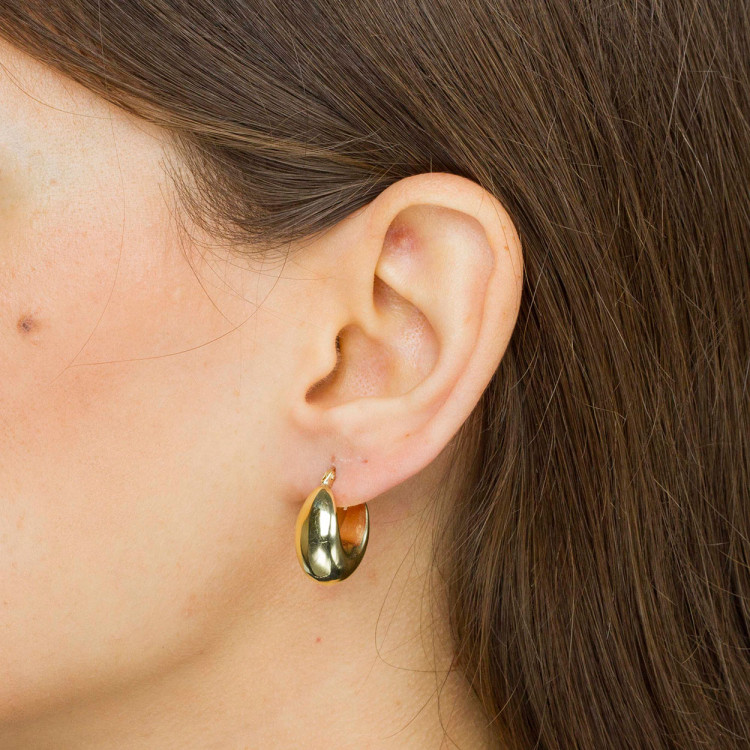 Kolczyki ze złota koła