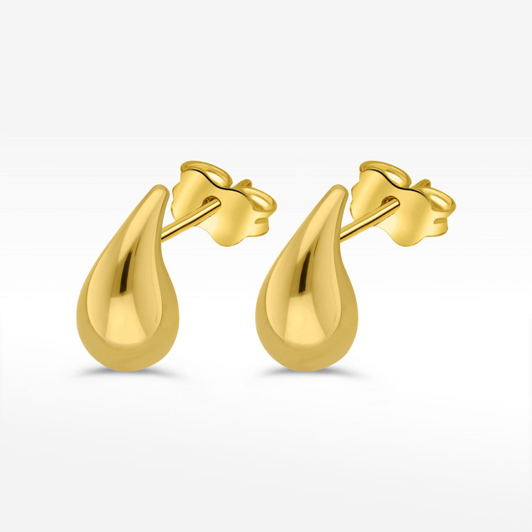 Kolczyki ze złota łezki