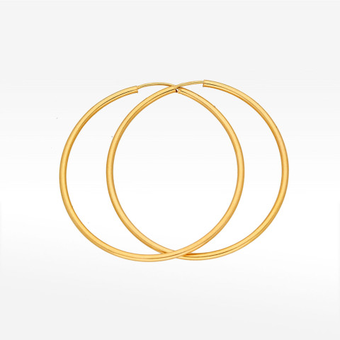 Kolczyki ze złota 4.0cm koła