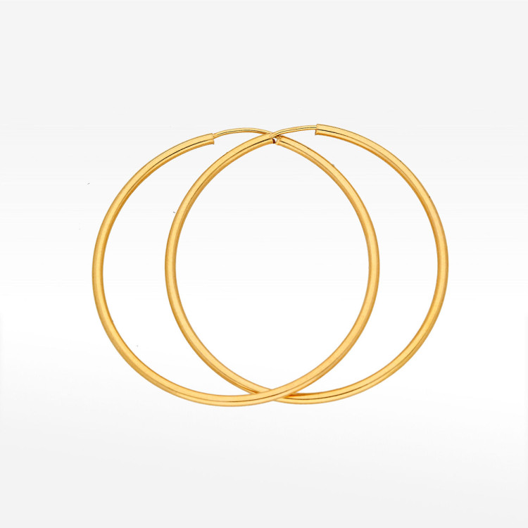 Kolczyki ze złota 4.0cm koła