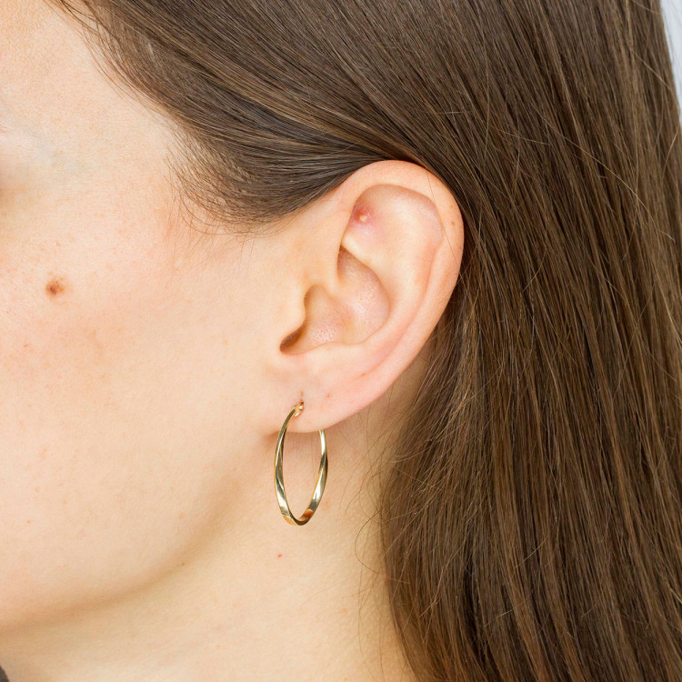 Kolczyki ze złota koła