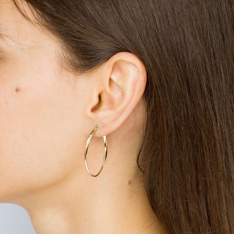 Kolczyki ze złota koła