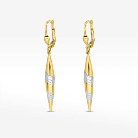 Kolczyki ze złota wiszące