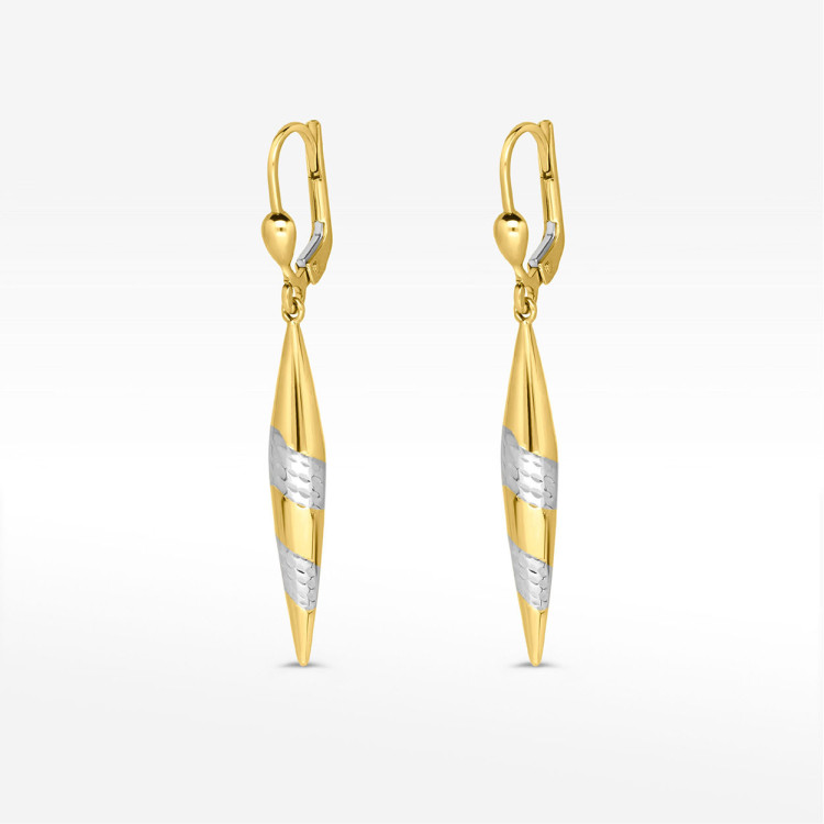 Kolczyki ze złota wiszące