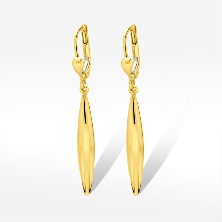 Kolczyki ze złota wiszące