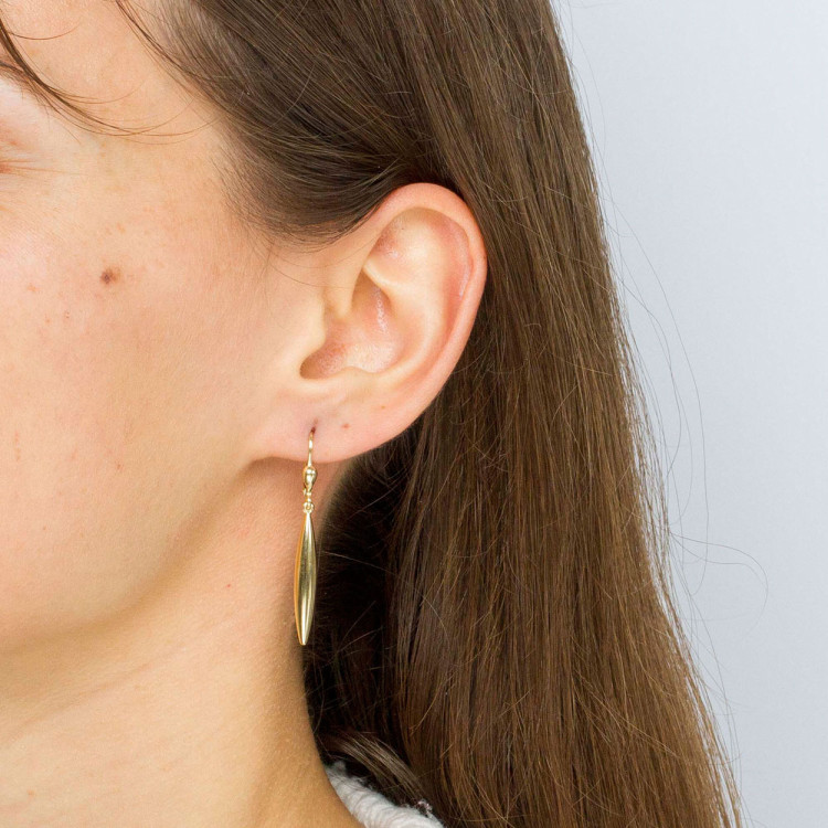 Kolczyki ze złota wiszące