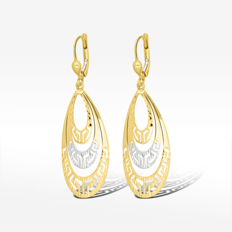 Kolczyki ze złota wiszące