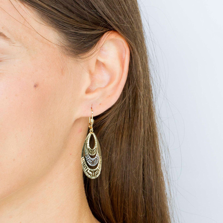 Kolczyki ze złota wiszące