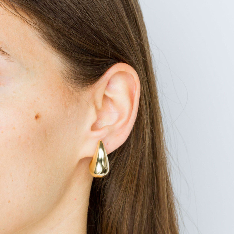 Kolczyki ze złota łezki