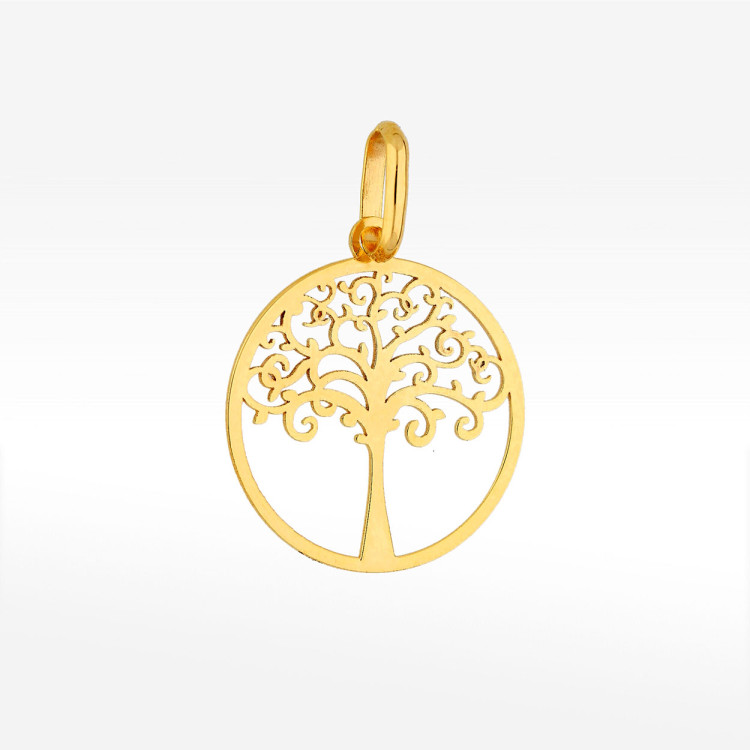 Zawieszka ze złota drzewko szczęścia
