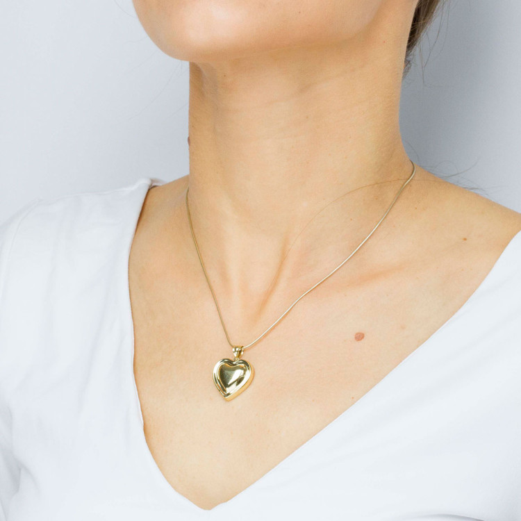Zawieszka ze złota serce