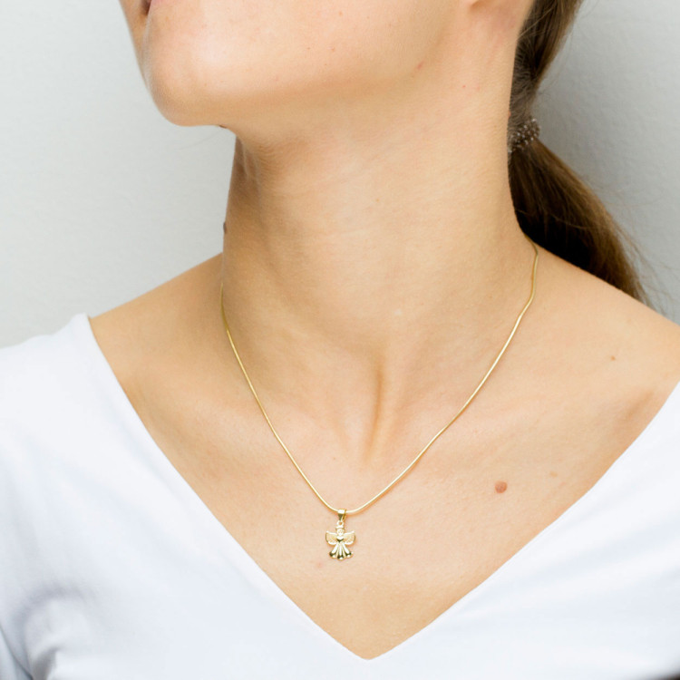 Zawieszka ze złota anioł