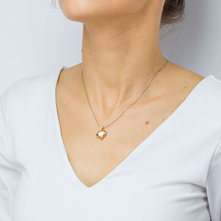 Zawieszka ze złota serce