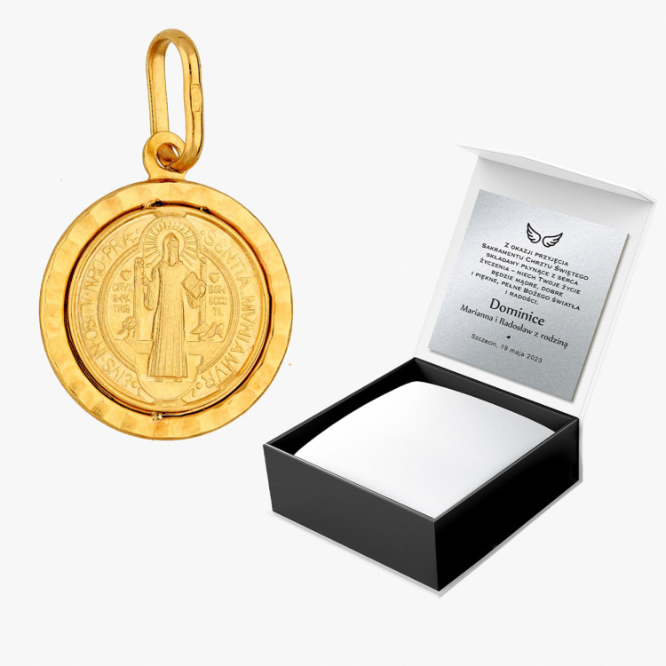 Dall'Acqua zawieszka ze złota medalik
