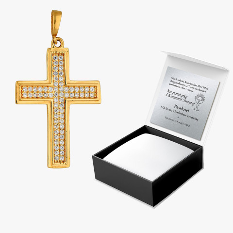 Zawieszka ze złota krzyżyk
