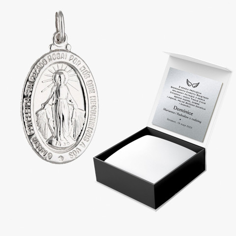 Zawieszka ze złota medalik