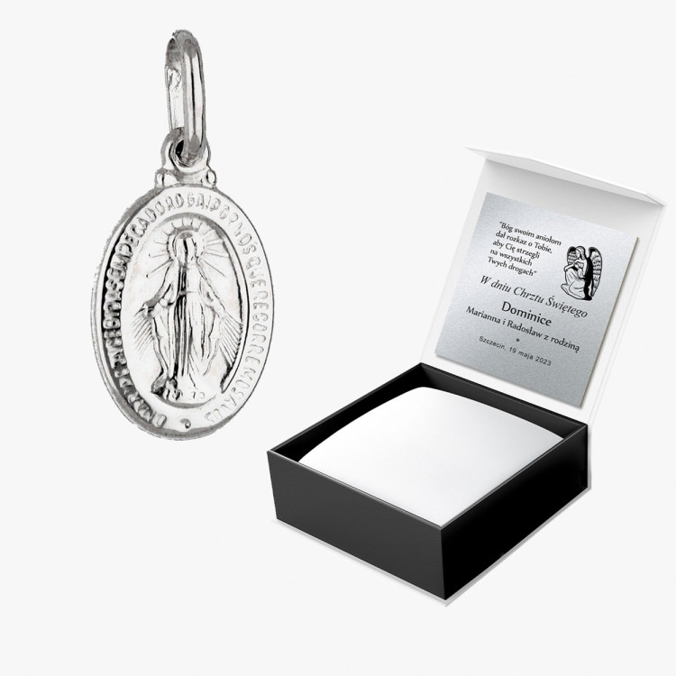 Zawieszka ze złota medalik