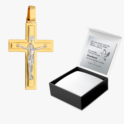 Zawieszka ze złota krzyżyk