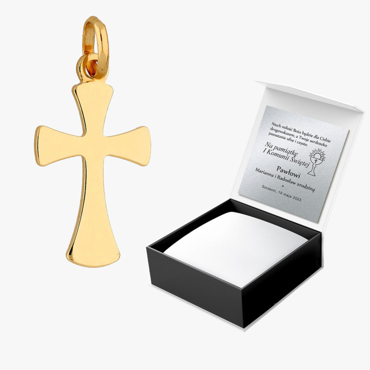 Zawieszka ze złota krzyżyk