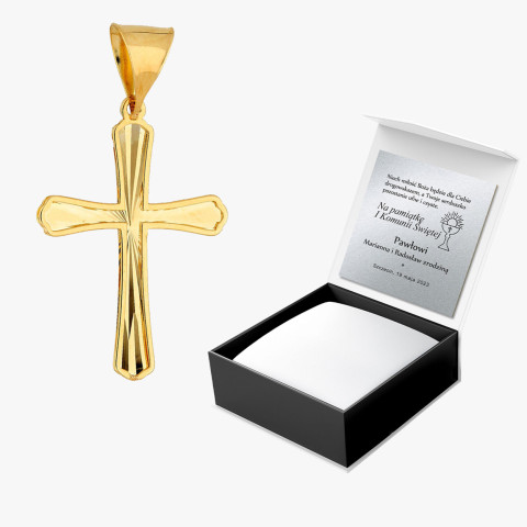 Zawieszka ze złota krzyżyk