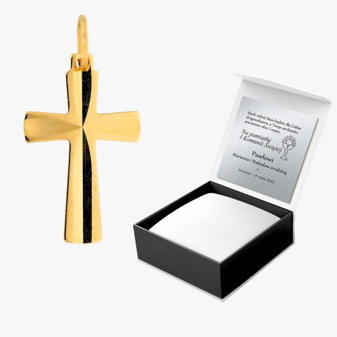 Zawieszka ze złota krzyżyk