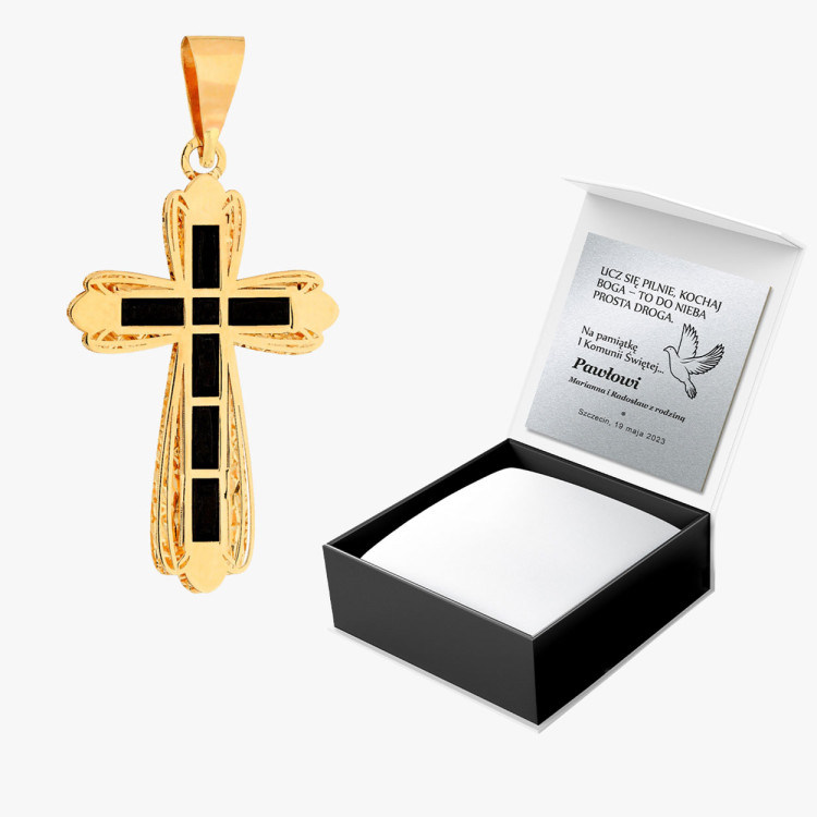 Zawieszka ze złota krzyżyk