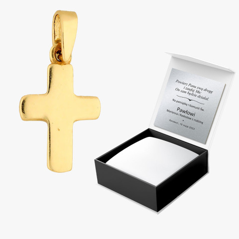 Zawieszka ze złota krzyżyk  