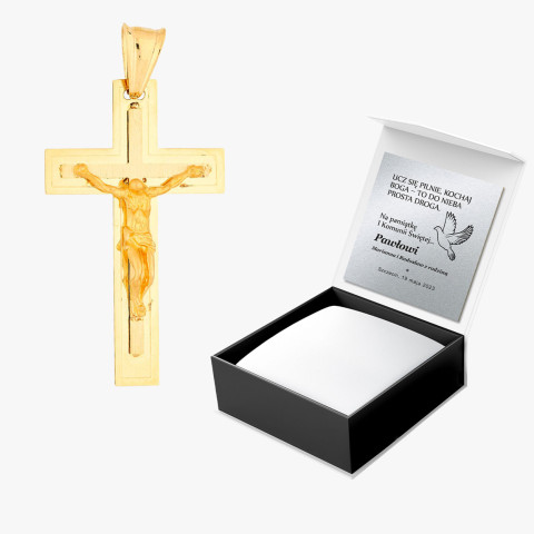 Zawieszka ze złota krzyżyk