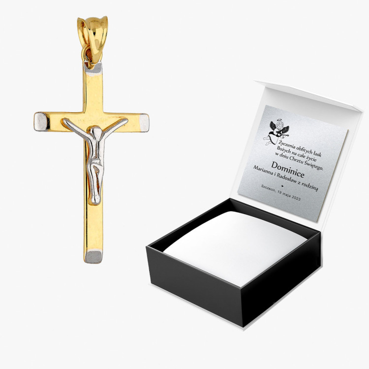 Zawieszka ze złota krzyżyk