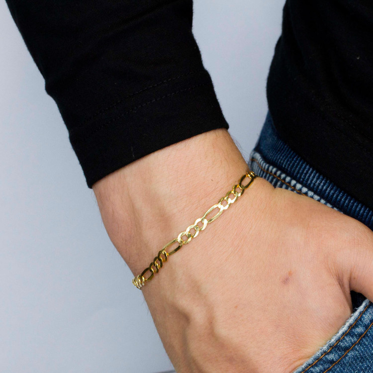 Bransoletka ze złota figaro