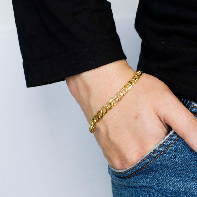 Bransoletka ze złota pancerka