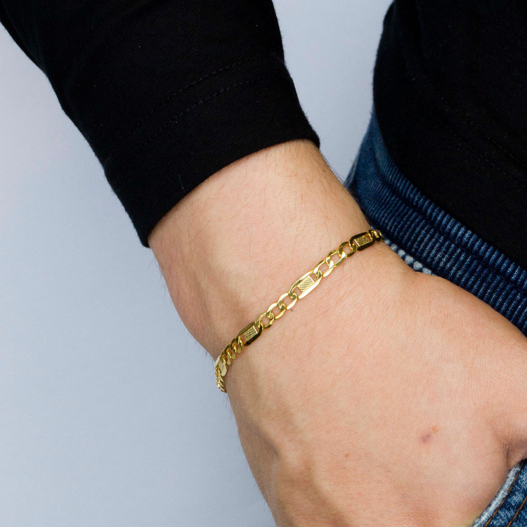 Bransoletka ze złota figaro