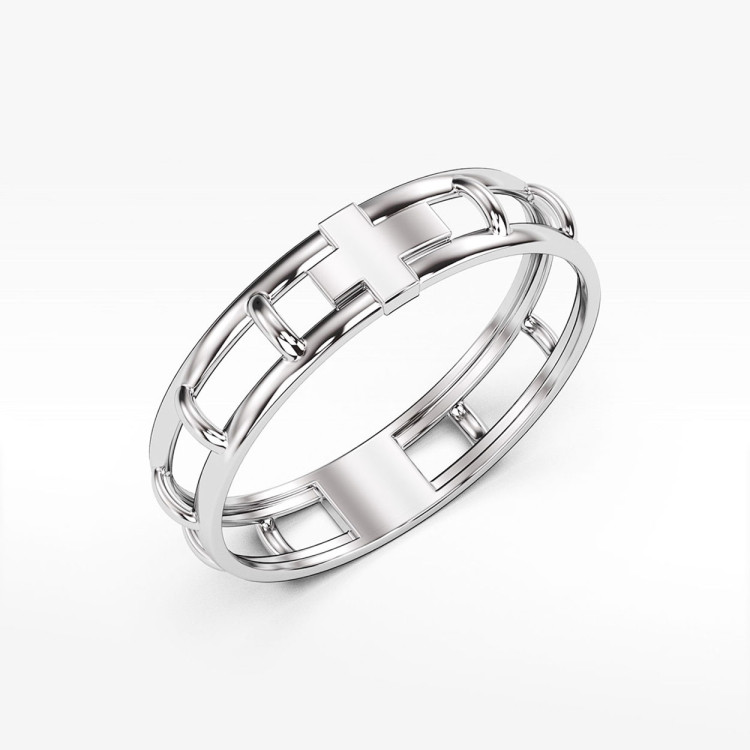 Pierścionek ze złota różaniec