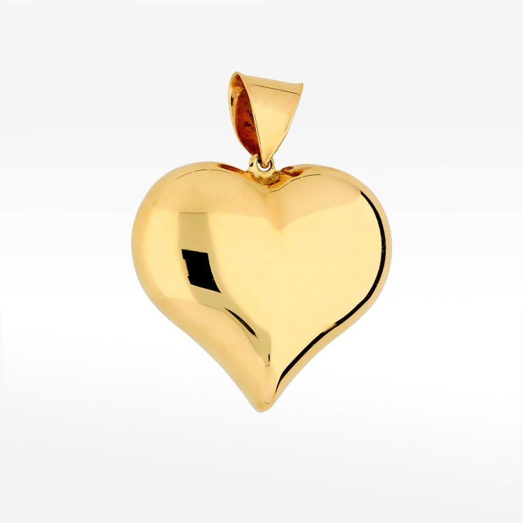 Zawieszka ze złota serce
