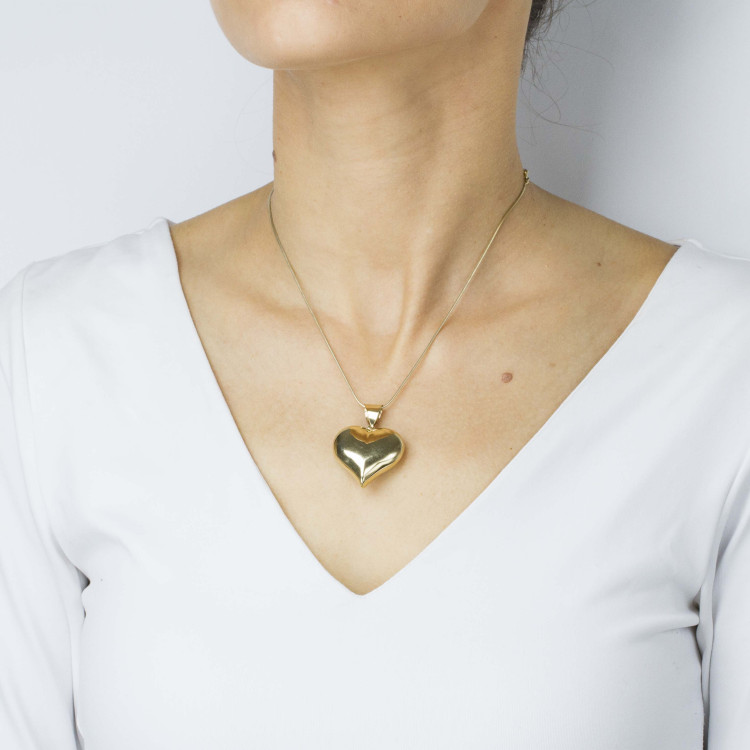 Zawieszka ze złota serce