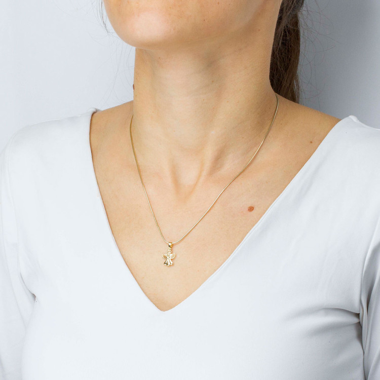 Zawieszka ze złota anioł