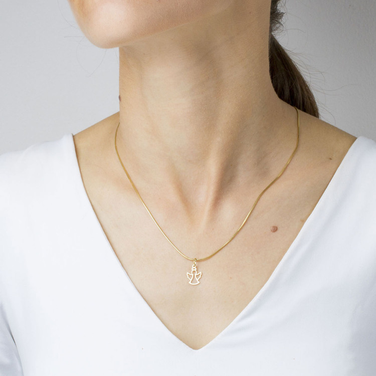 Zawieszka ze złota anioł