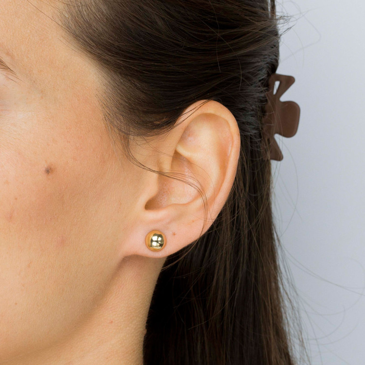 Kolczyki ze złota kulki