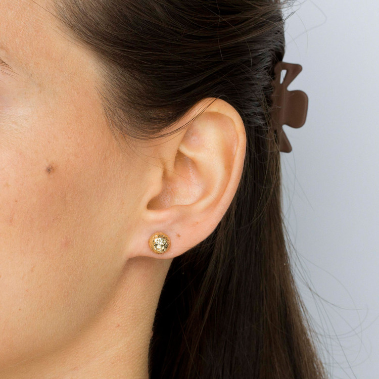 Kolczyki ze złota kulki