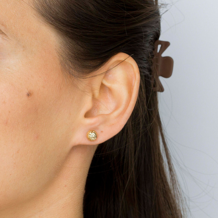 Kolczyki ze złota kulki