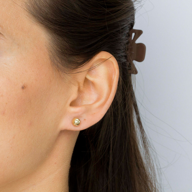 Kolczyki ze złota kulki