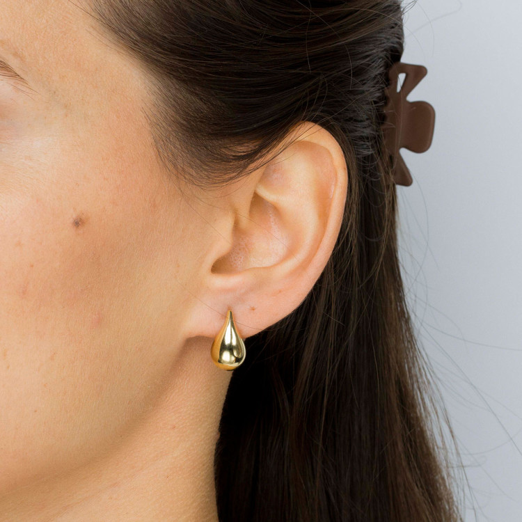 Kolczyki ze złota łezki