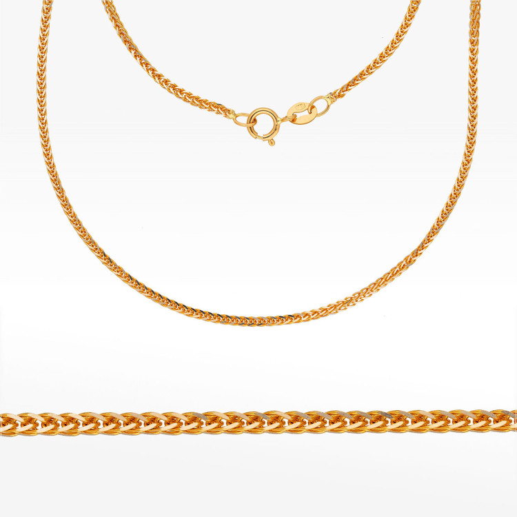 Łańcuszek ze złota lisi ogon pełny