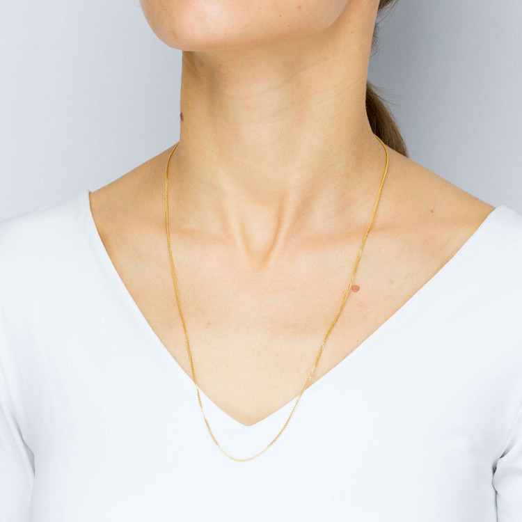 Łańcuszek ze złota lisi ogon pełny